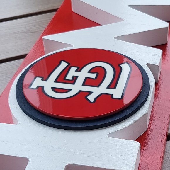 ST. LOUIS CARDINALS "HOME" Wood Decor Sign "BRAND NEW" - Picture 4 of 8